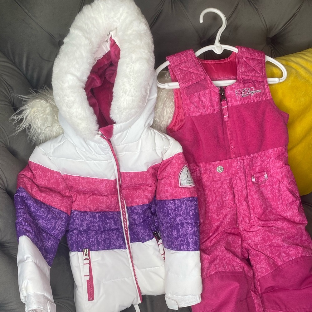 2pc Snow Pants & Coat (Toddler Girls)